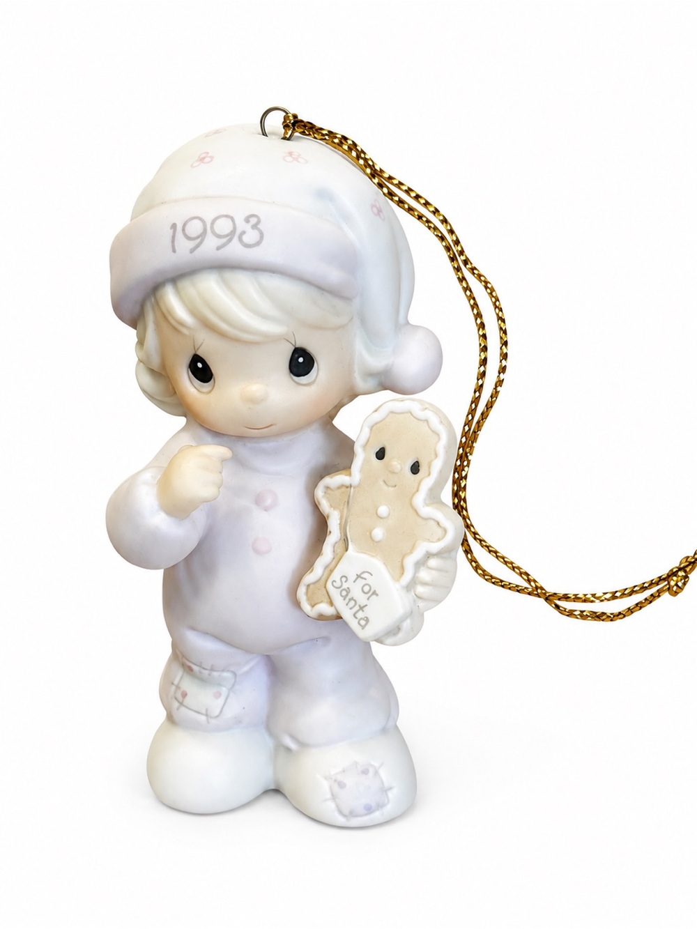 Precious Moments 1993 "Wishing You The Sweetest Christmas" Ornament #530212
